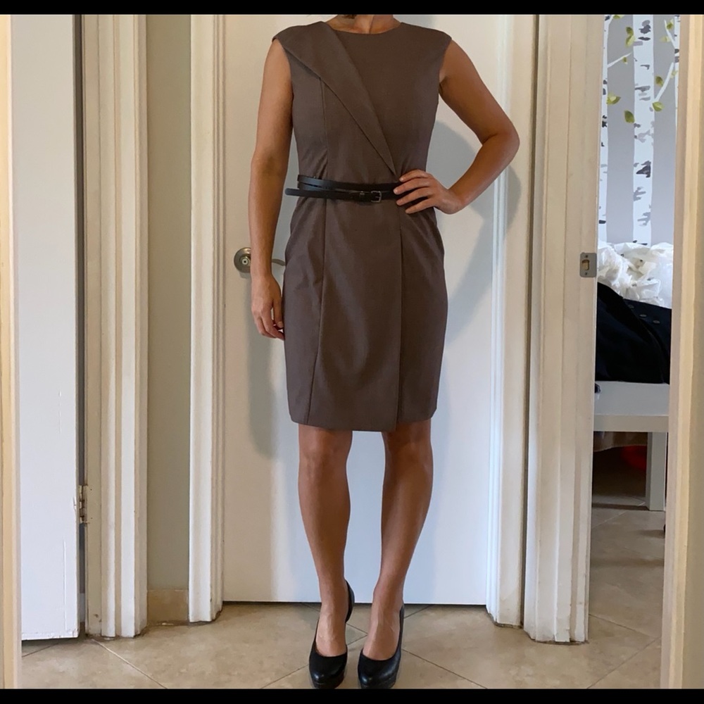 Calvin Klein NEW professional brown dress - great for work & work events